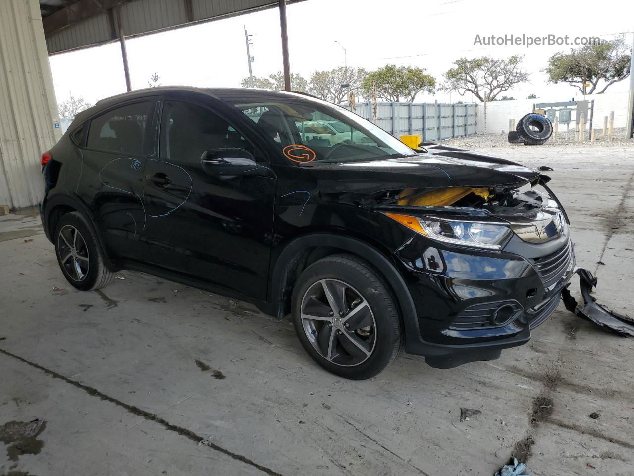 2021 Honda Hr-v Ex Black vin: 3CZRU5H52MM729123