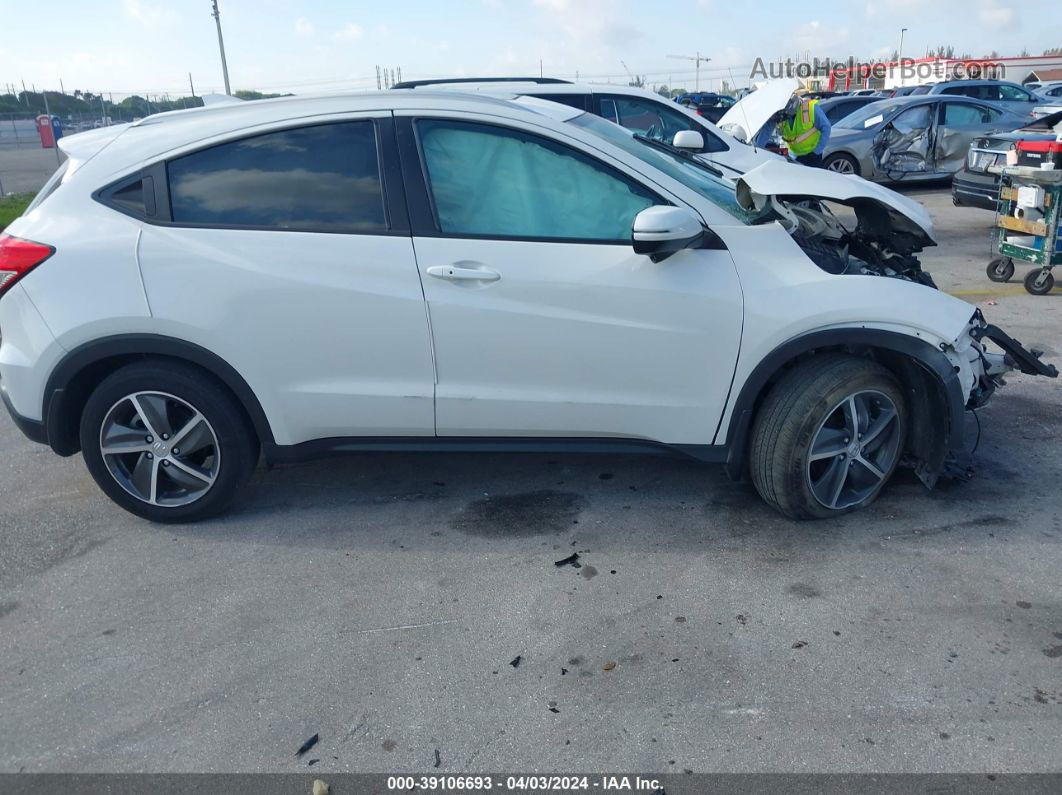 2021 Honda Hr-v 2wd Ex White vin: 3CZRU5H52MM731762