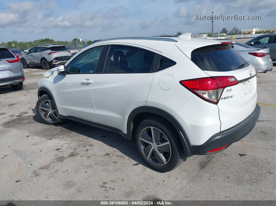 2021 Honda Hr-v 2wd Ex White vin: 3CZRU5H52MM731762