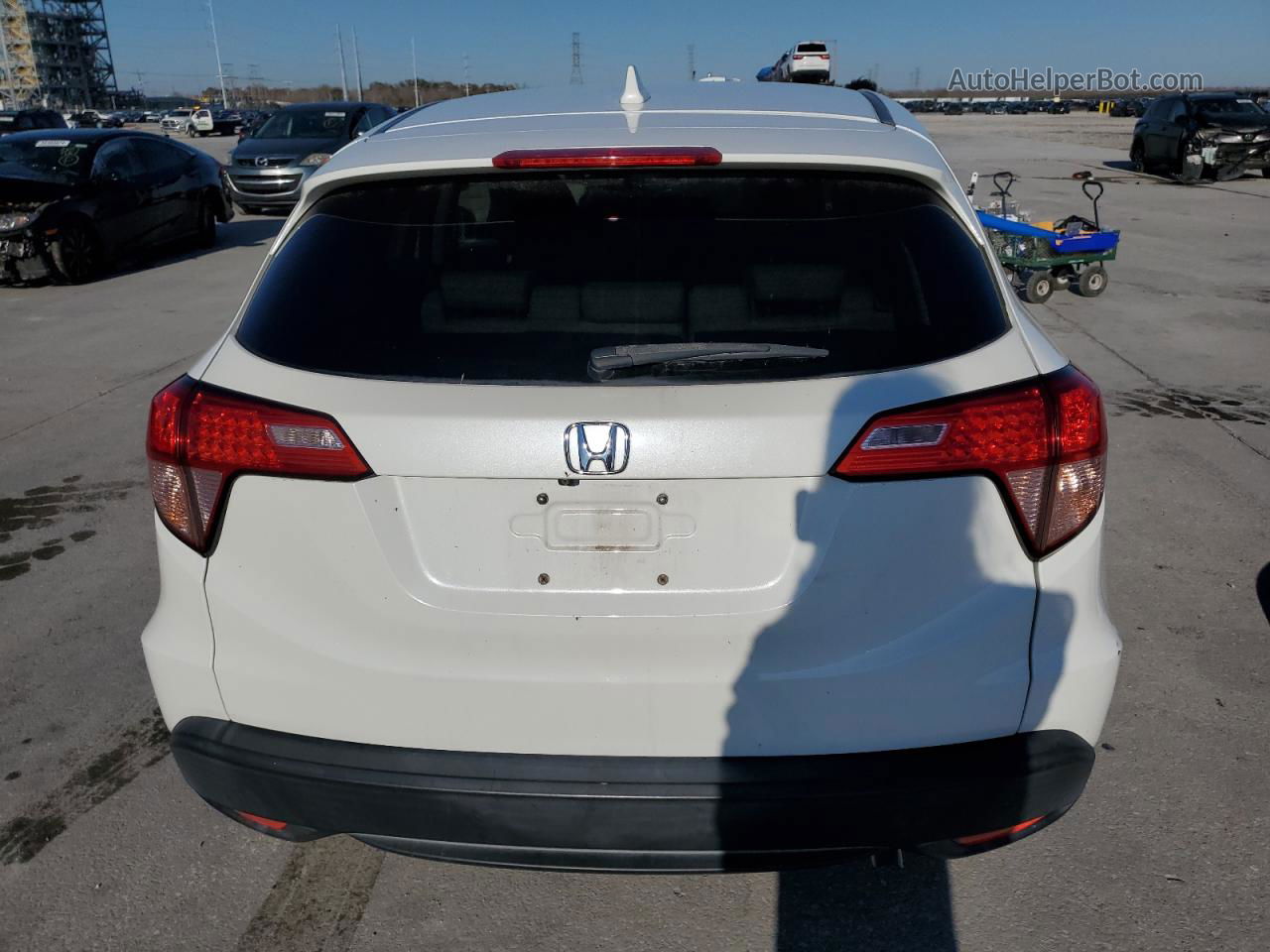 2016 Honda Hr-v Ex White vin: 3CZRU5H53GM716627