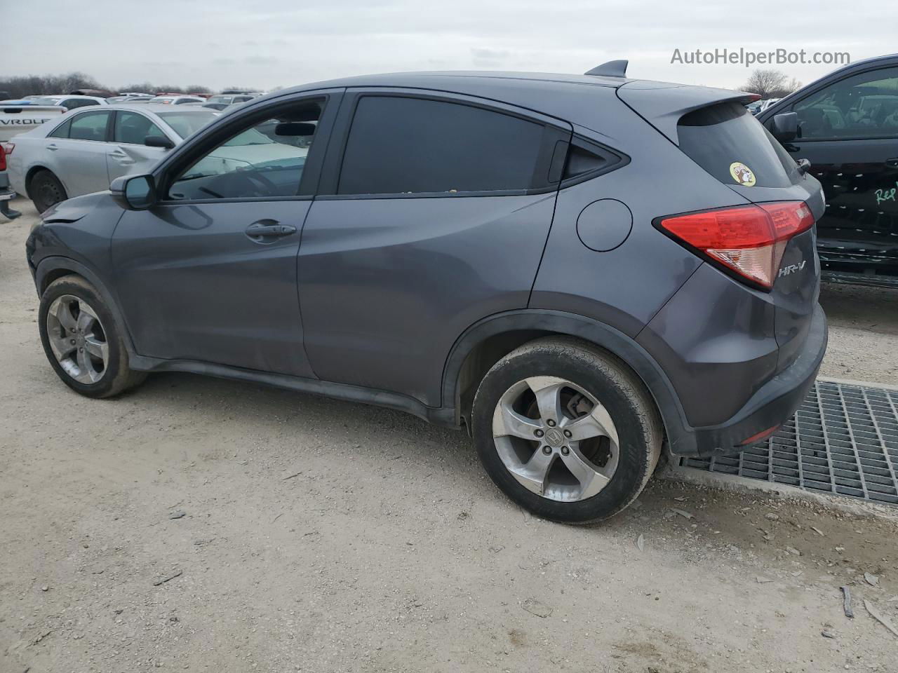 2016 Honda Hr-v Ex Gray vin: 3CZRU5H53GM719737