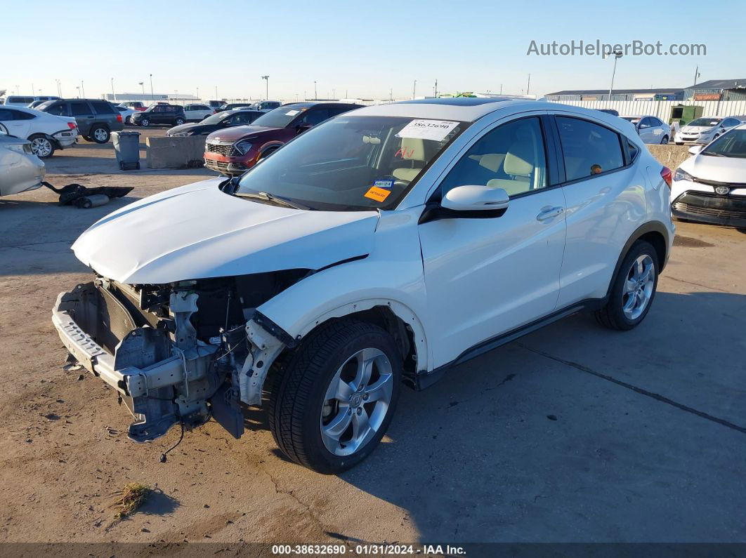 2016 Honda Hr-v Ex White vin: 3CZRU5H53GM721164