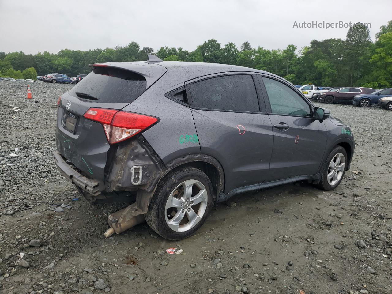 2016 Honda Hr-v Ex Charcoal vin: 3CZRU5H53GM740975