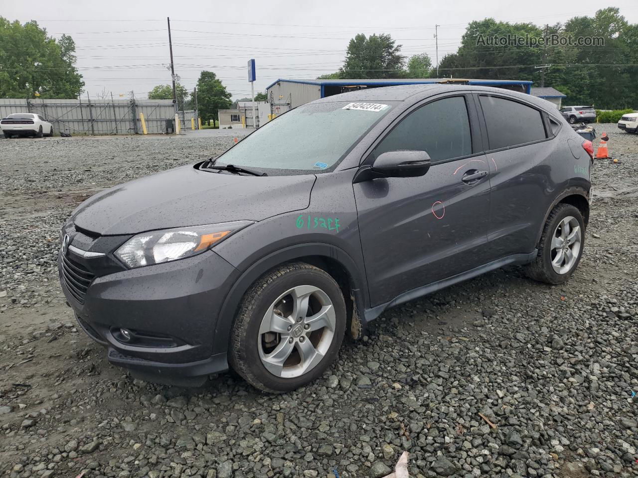 2016 Honda Hr-v Ex Charcoal vin: 3CZRU5H53GM740975