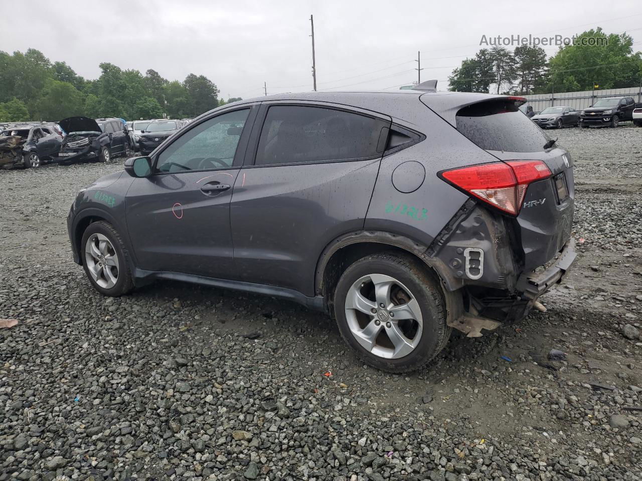 2016 Honda Hr-v Ex Charcoal vin: 3CZRU5H53GM740975