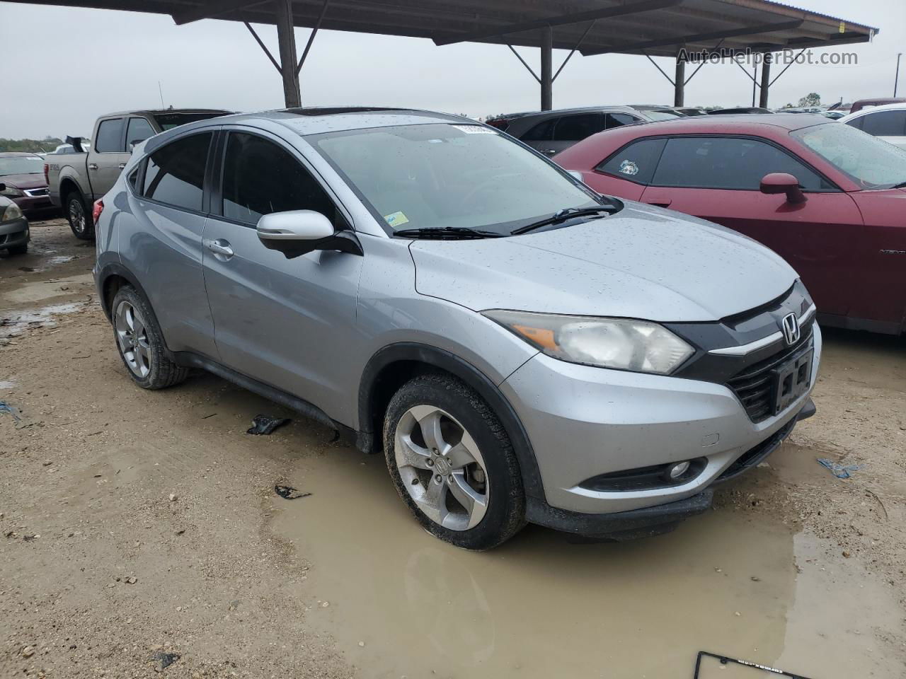 2017 Honda Hr-v Ex Silver vin: 3CZRU5H53HM707718