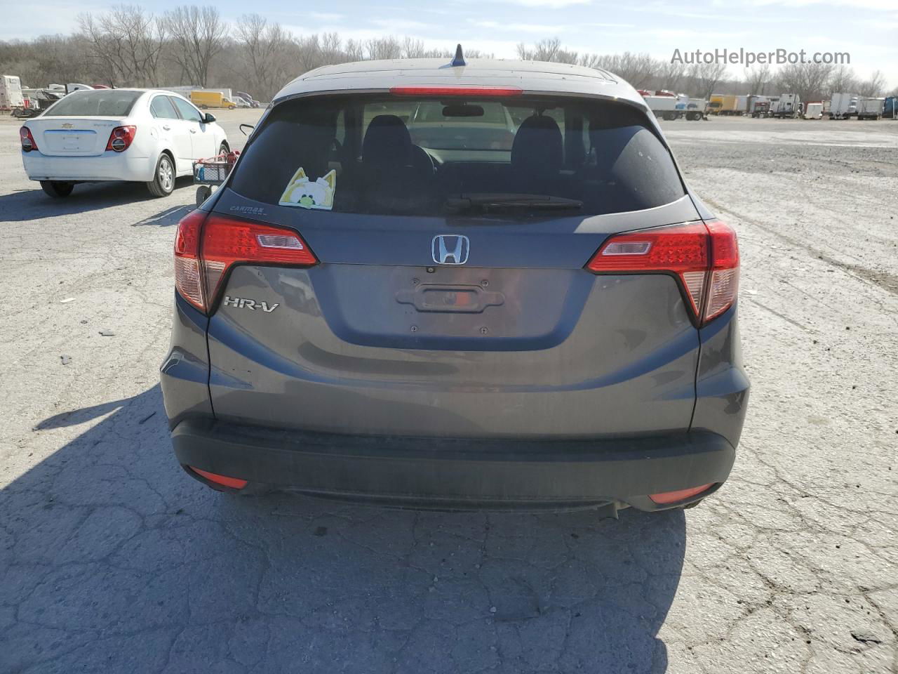 2017 Honda Hr-v Ex Gray vin: 3CZRU5H53HM714104