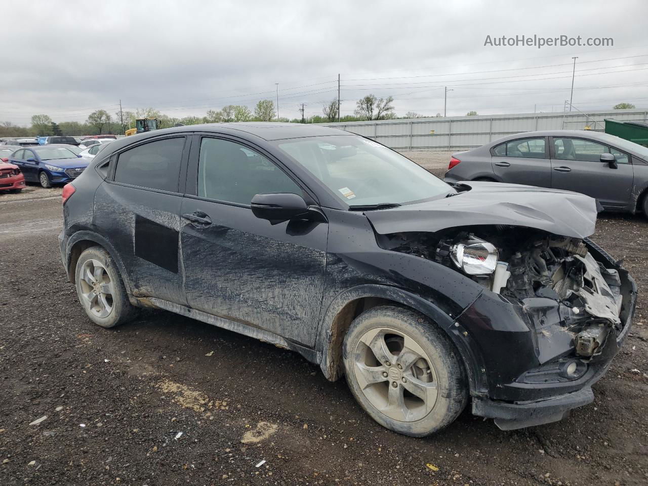 2017 Honda Hr-v Ex Black vin: 3CZRU5H53HM714264