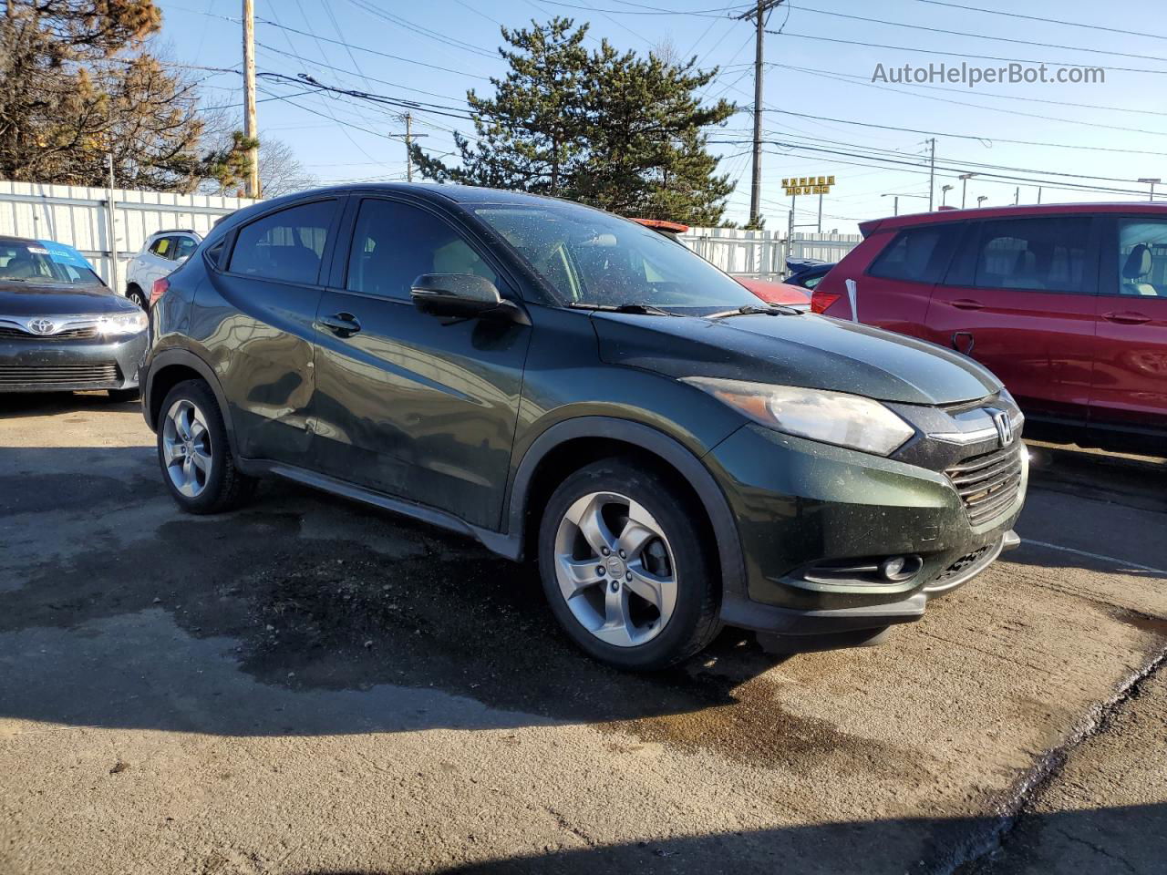 2017 Honda Hr-v Ex Green vin: 3CZRU5H53HM720940