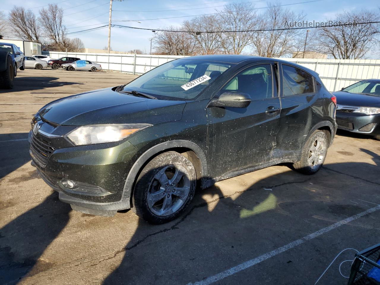 2017 Honda Hr-v Ex Green vin: 3CZRU5H53HM720940