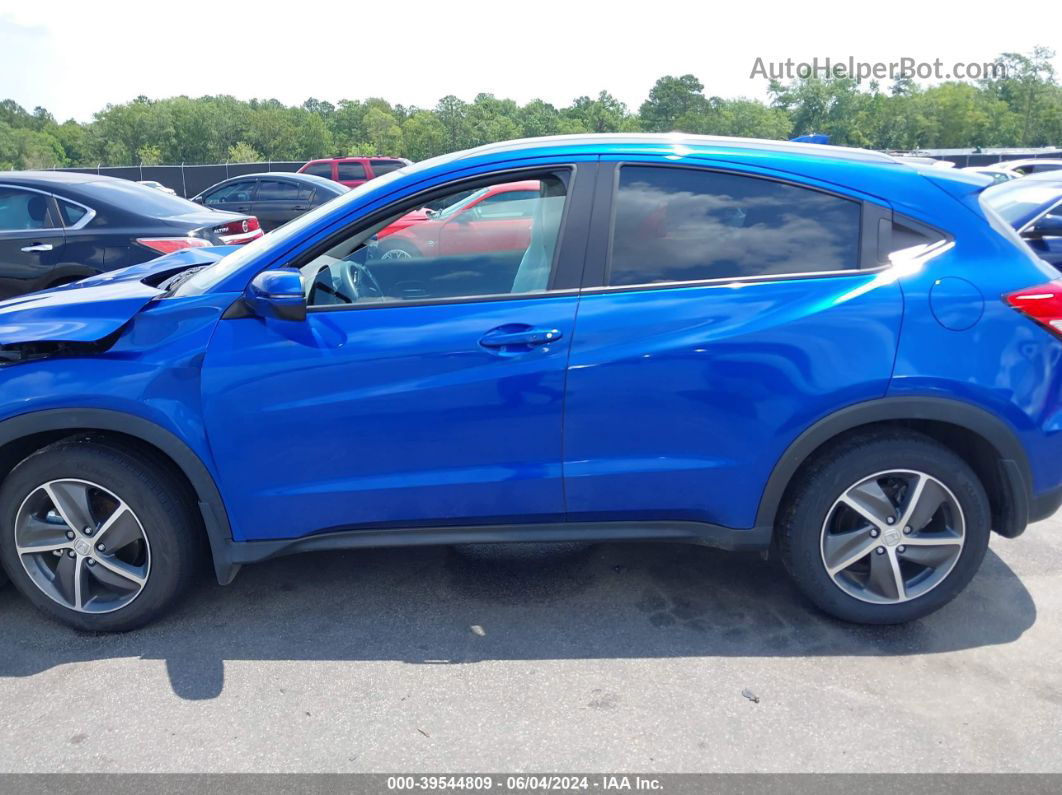 2021 Honda Hr-v 2wd Ex Blue vin: 3CZRU5H53MM722004