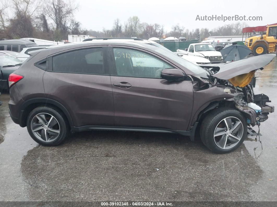 2021 Honda Hr-v 2wd Ex Brown vin: 3CZRU5H53MM727736