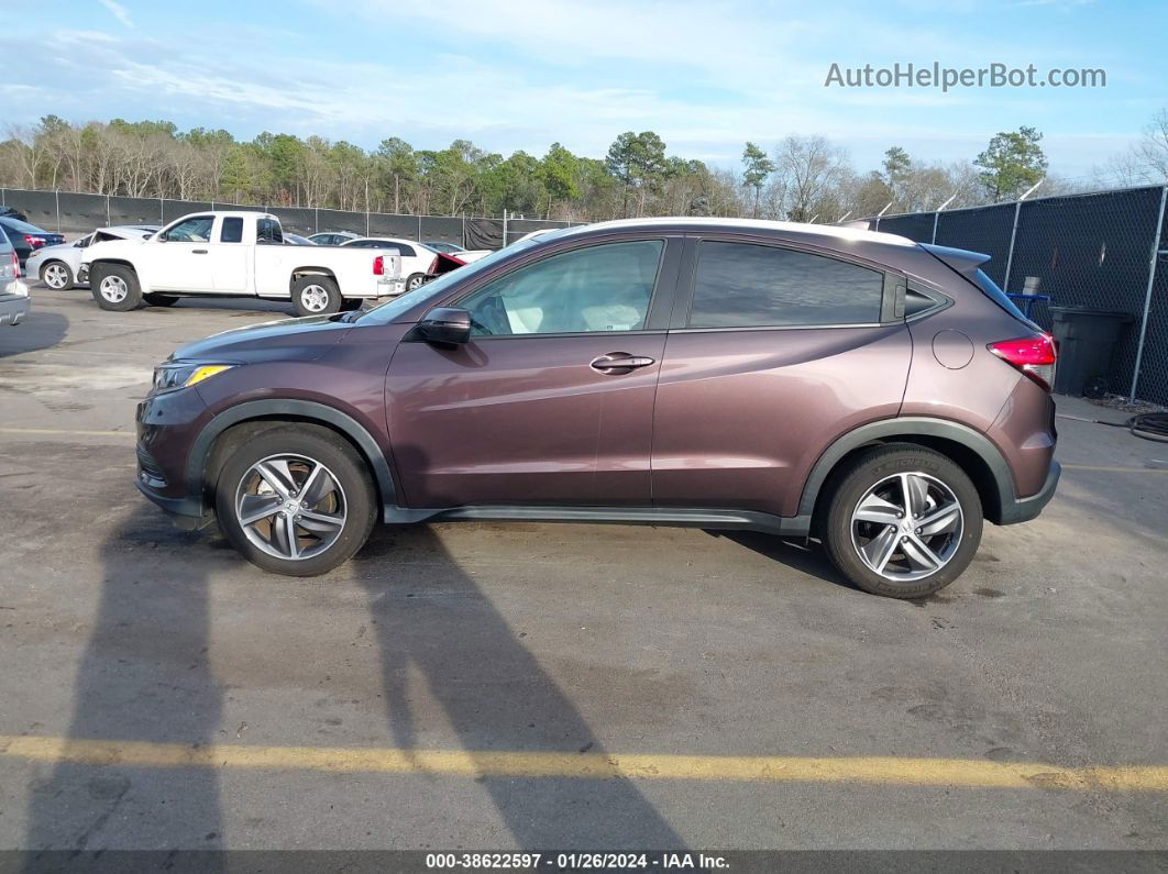 2021 Honda Hr-v 2wd Ex Purple vin: 3CZRU5H53MM733018