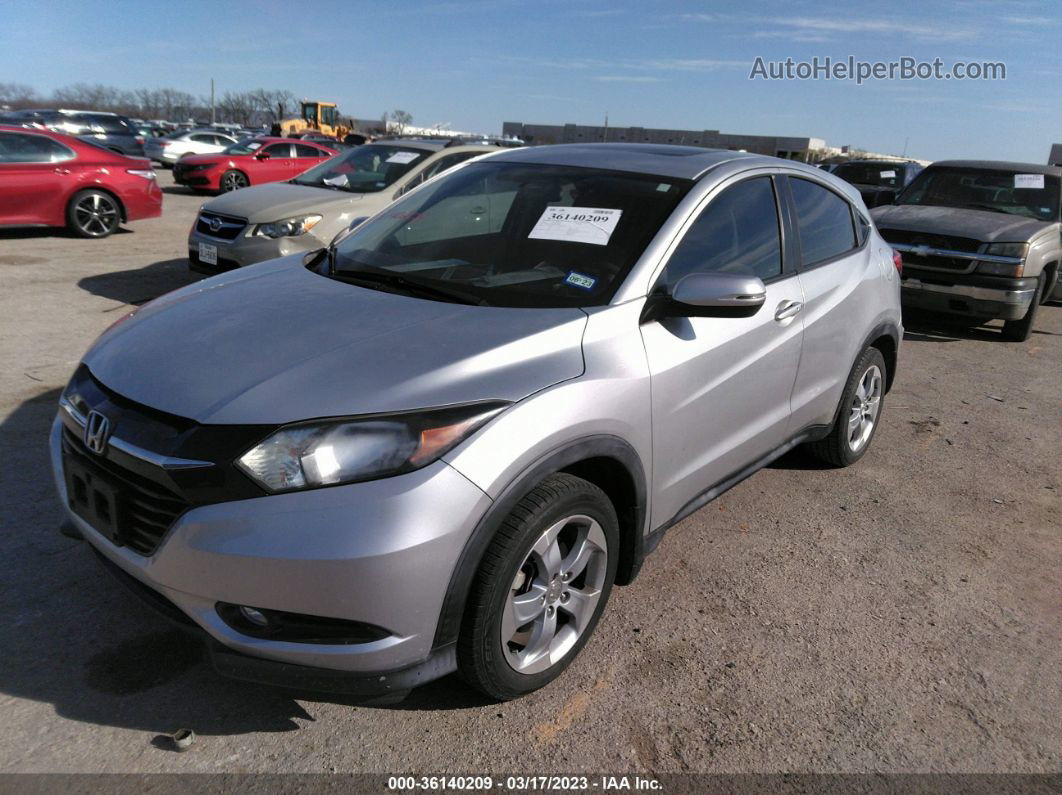 2016 Honda Hr-v Ex Silver vin: 3CZRU5H54GM710013