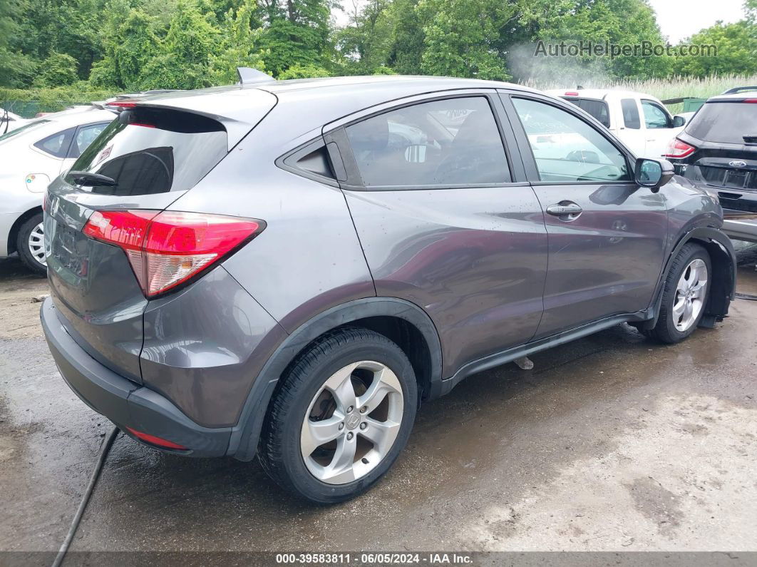 2016 Honda Hr-v Ex Gray vin: 3CZRU5H54GM712652