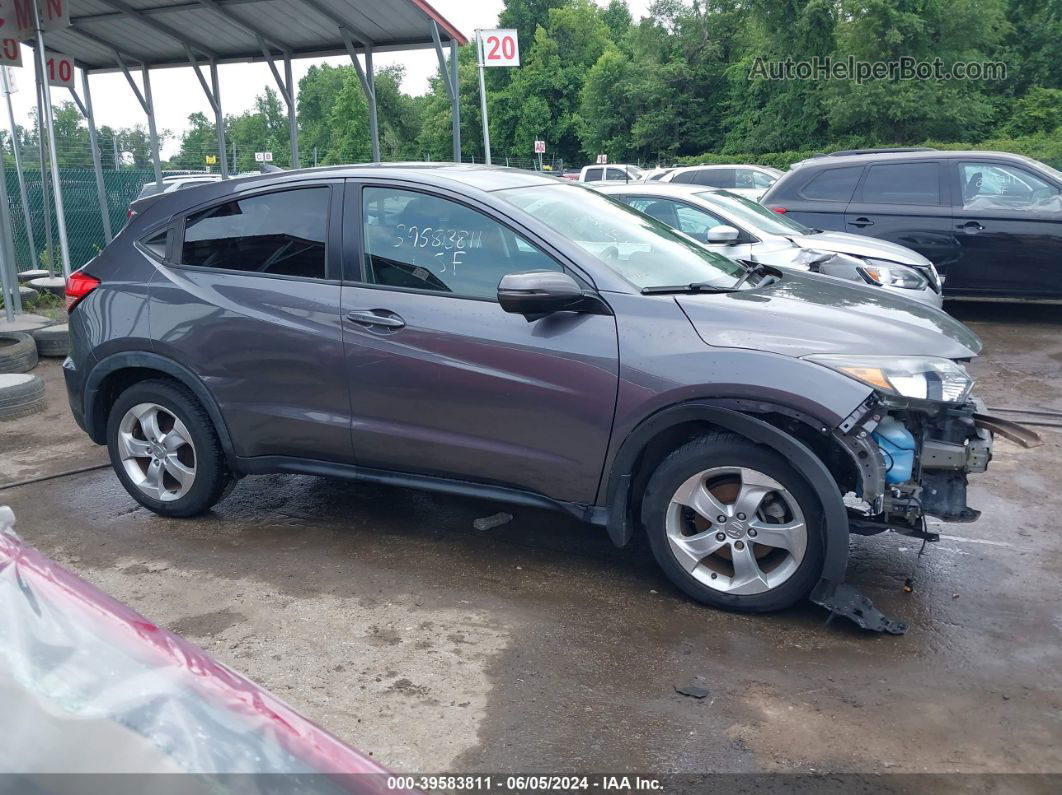 2016 Honda Hr-v Ex Gray vin: 3CZRU5H54GM712652