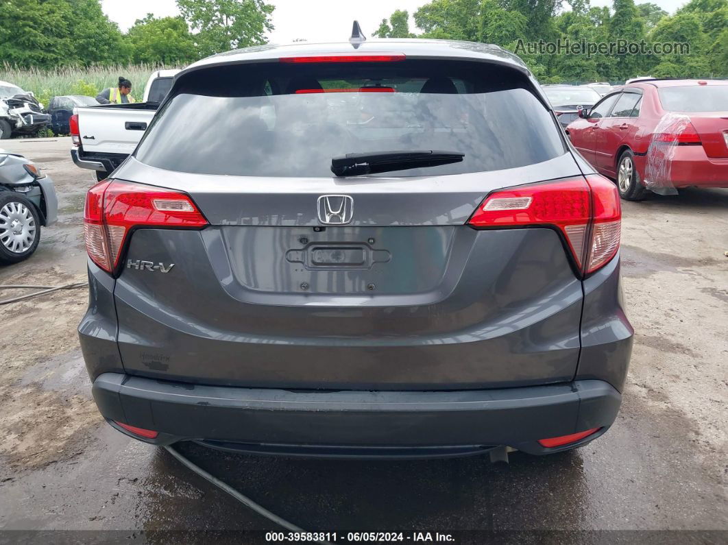 2016 Honda Hr-v Ex Gray vin: 3CZRU5H54GM712652