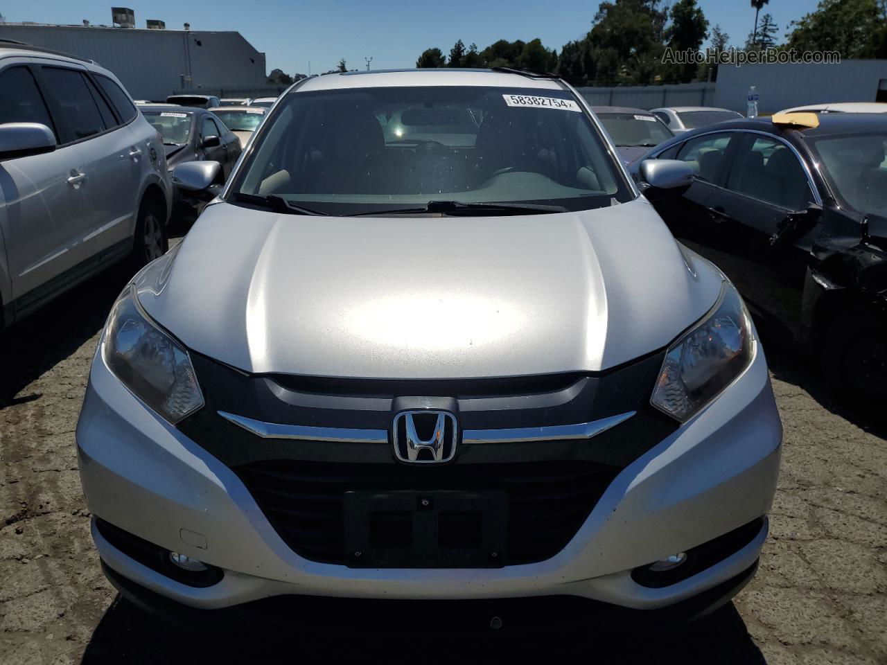 2016 Honda Hr-v Ex Silver vin: 3CZRU5H54GM745330