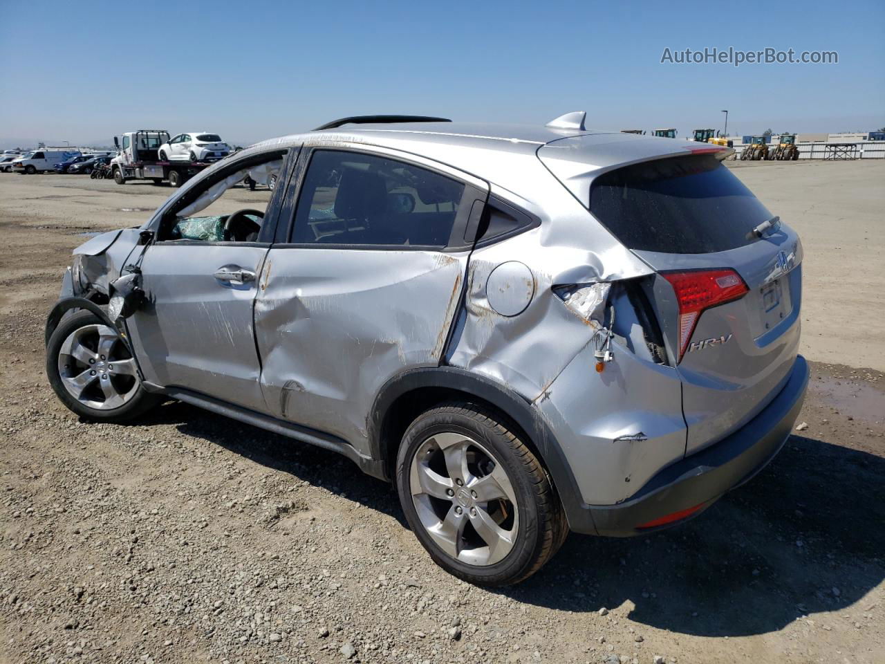 2017 Honda Hr-v Ex Silver vin: 3CZRU5H54HM702527