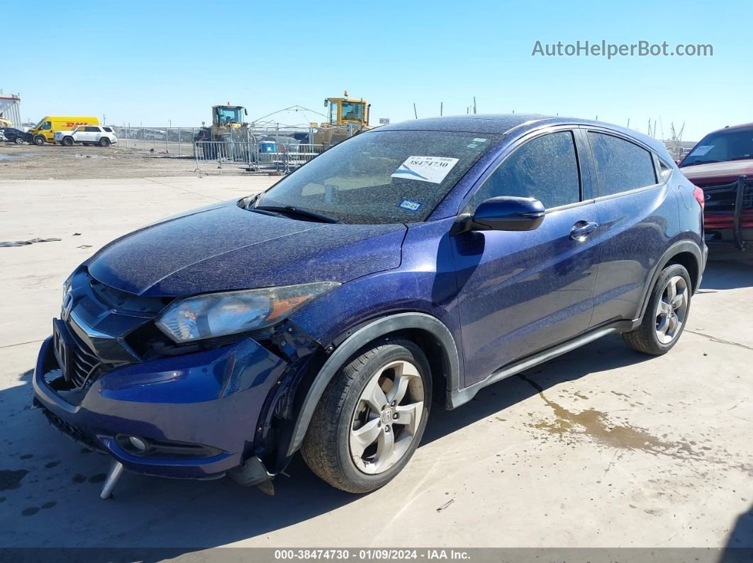 2017 Honda Hr-v Ex Blue vin: 3CZRU5H54HM718338