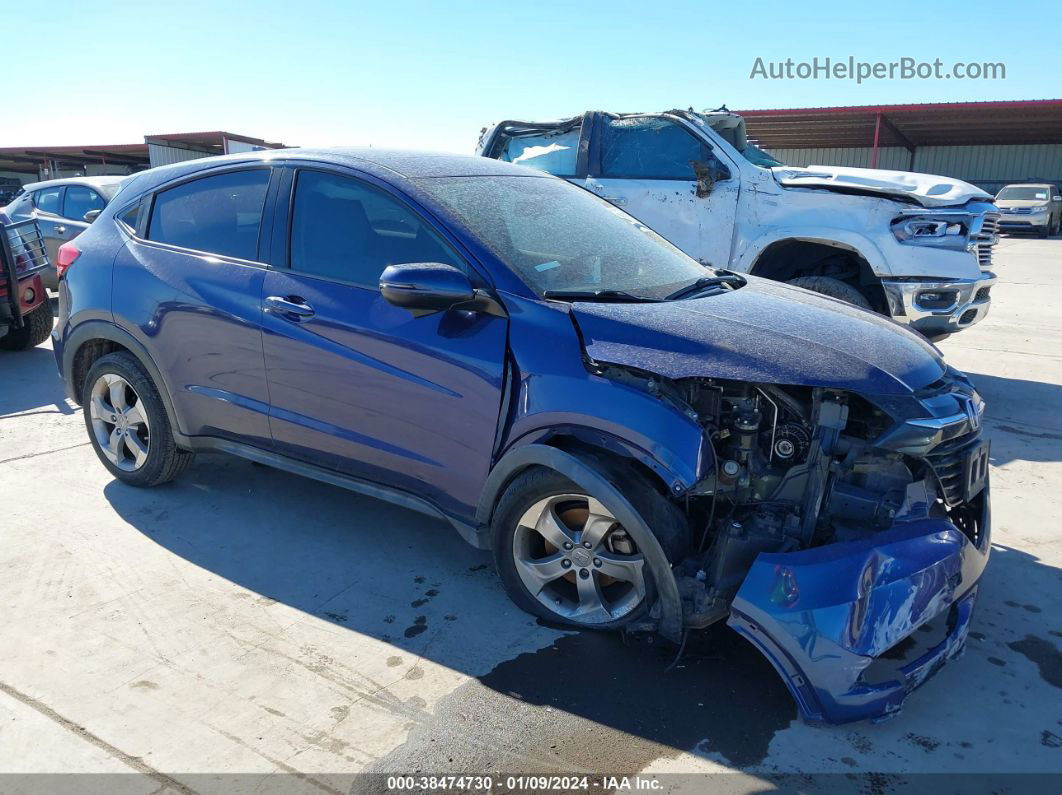 2017 Honda Hr-v Ex Blue vin: 3CZRU5H54HM718338