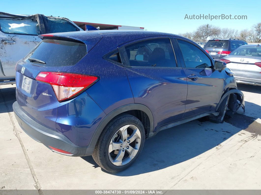 2017 Honda Hr-v Ex Blue vin: 3CZRU5H54HM718338