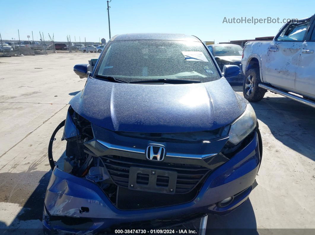 2017 Honda Hr-v Ex Blue vin: 3CZRU5H54HM718338