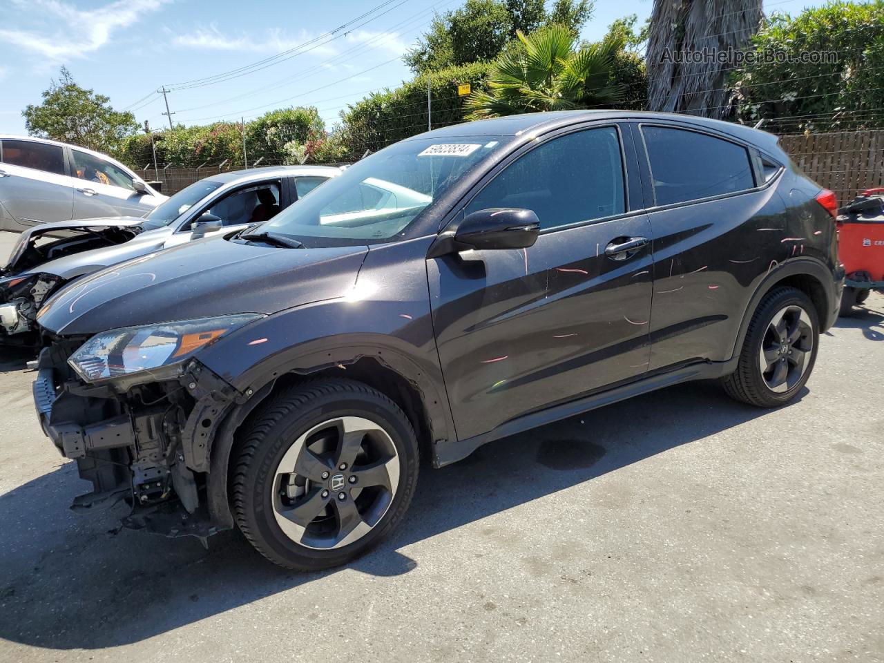 2018 Honda Hr-v Ex Black vin: 3CZRU5H54JG702368