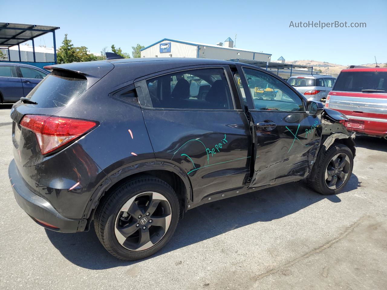 2018 Honda Hr-v Ex Black vin: 3CZRU5H54JG702368