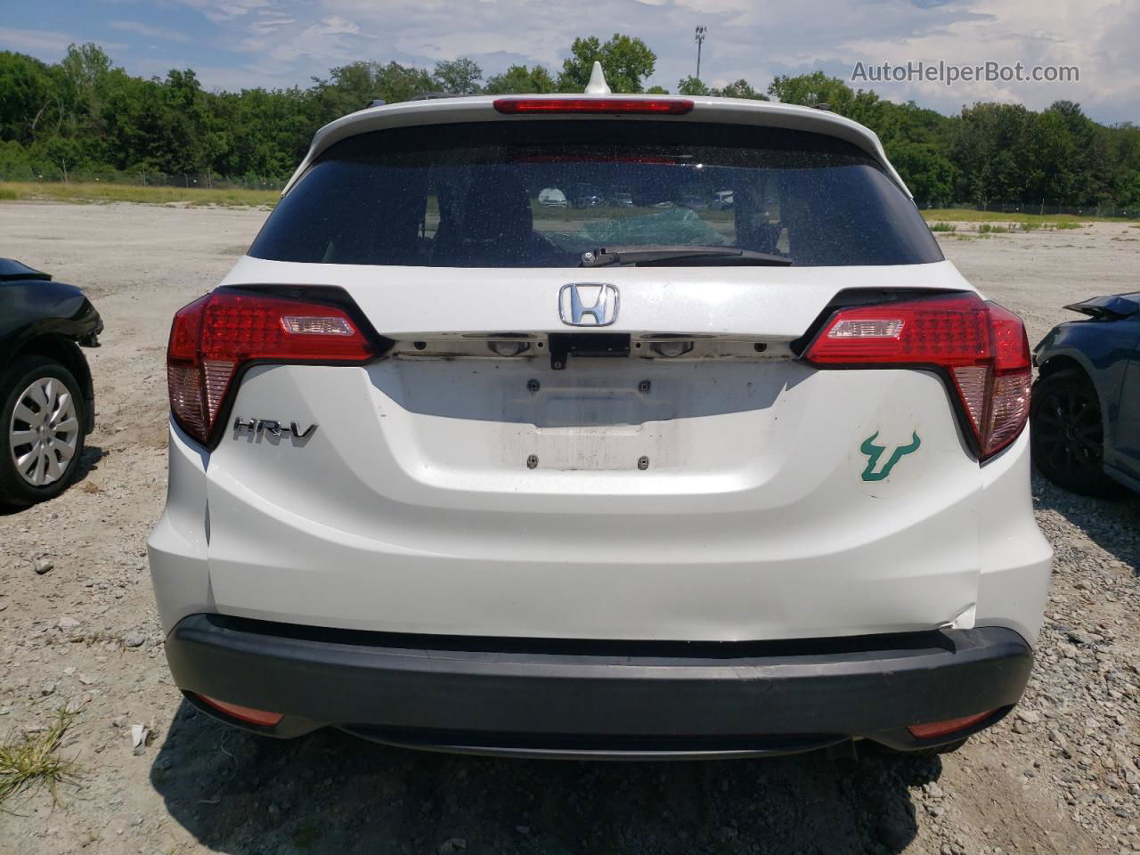 2018 Honda Hr-v Ex White vin: 3CZRU5H54JM711802