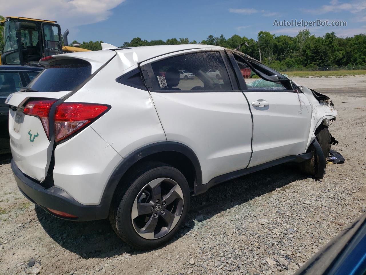 2018 Honda Hr-v Ex White vin: 3CZRU5H54JM711802