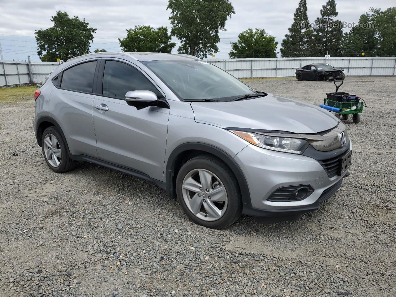 2019 Honda Hr-v Ex Silver vin: 3CZRU5H54KM700445