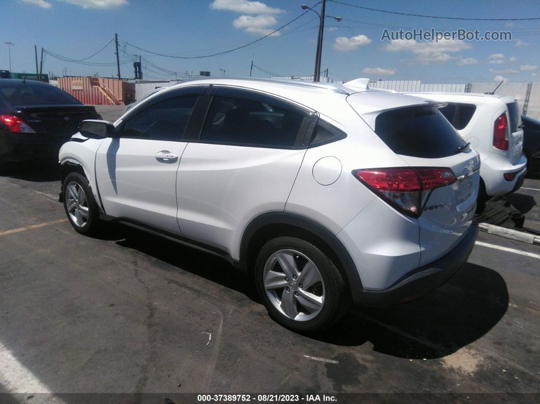 2019 Honda Hr-v Ex White vin: 3CZRU5H54KM705547