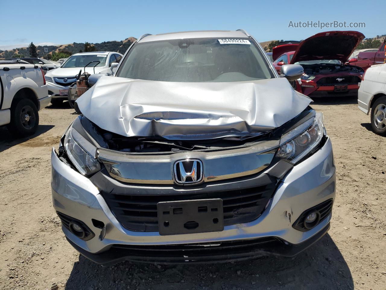 2021 Honda Hr-v Ex Silver vin: 3CZRU5H54MM722867