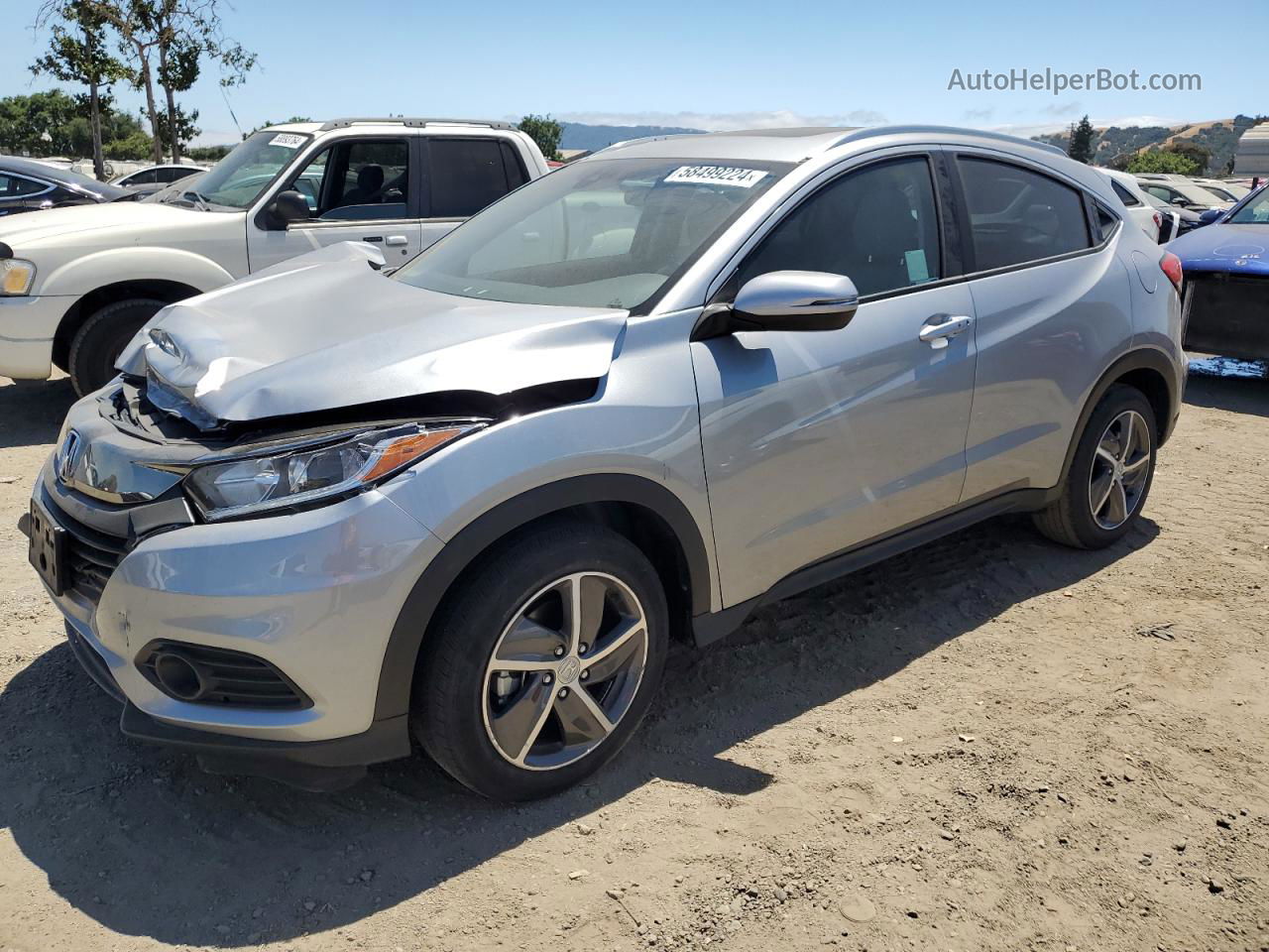 2021 Honda Hr-v Ex Silver vin: 3CZRU5H54MM722867