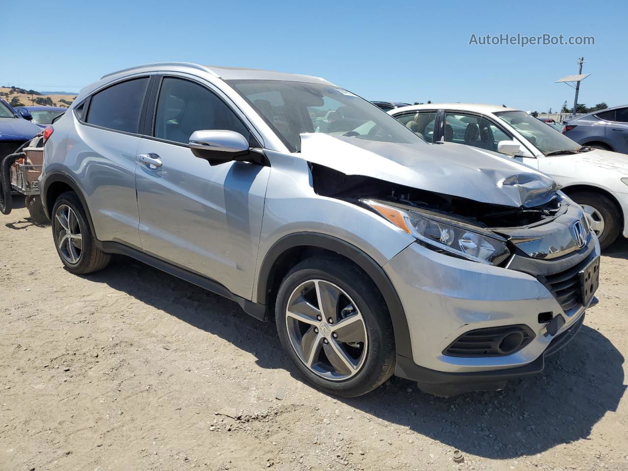 2021 Honda Hr-v Ex Серебряный vin: 3CZRU5H54MM722867