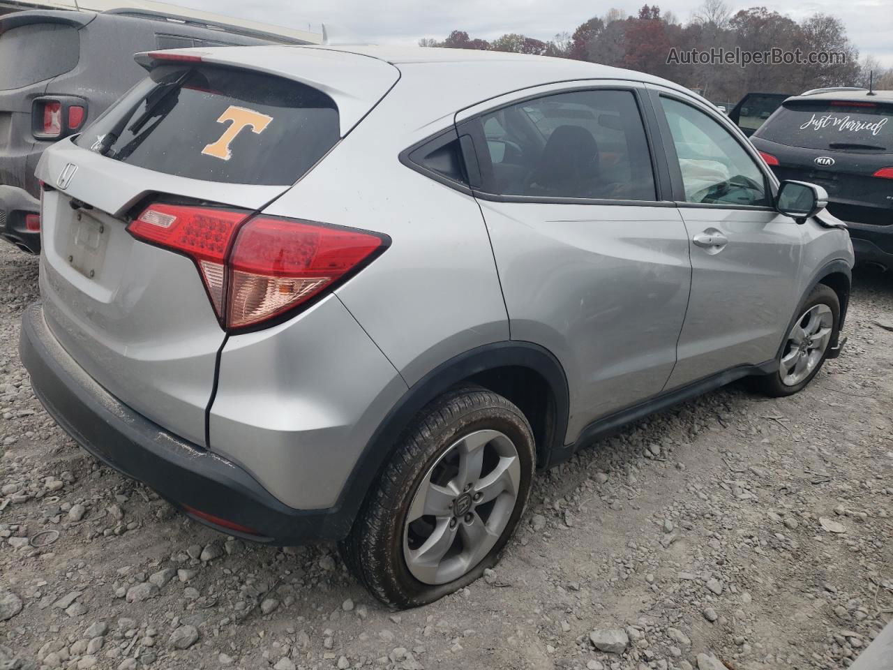 2016 Honda Hr-v Ex Silver vin: 3CZRU5H55GM711896