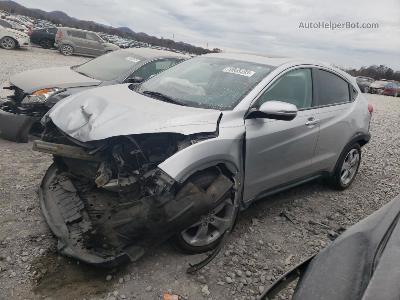 2016 Honda Hr-v Ex Silver vin: 3CZRU5H55GM711896