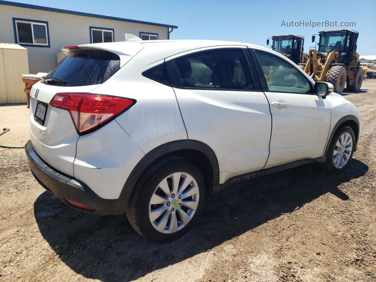 2016 Honda Hr-v Ex White vin: 3CZRU5H55GM748978