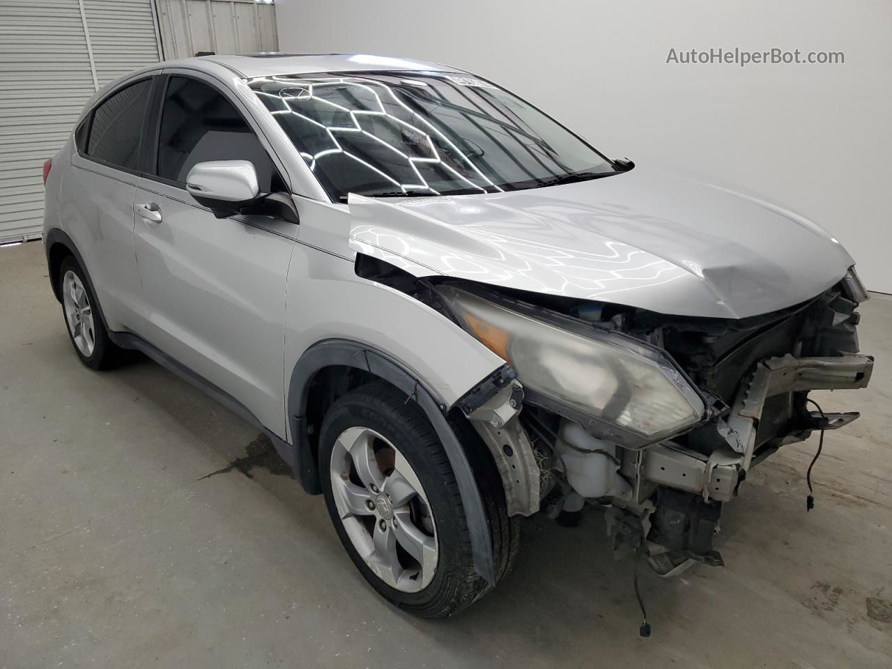 2016 Honda Hr-v Ex Silver vin: 3CZRU5H55GM750617