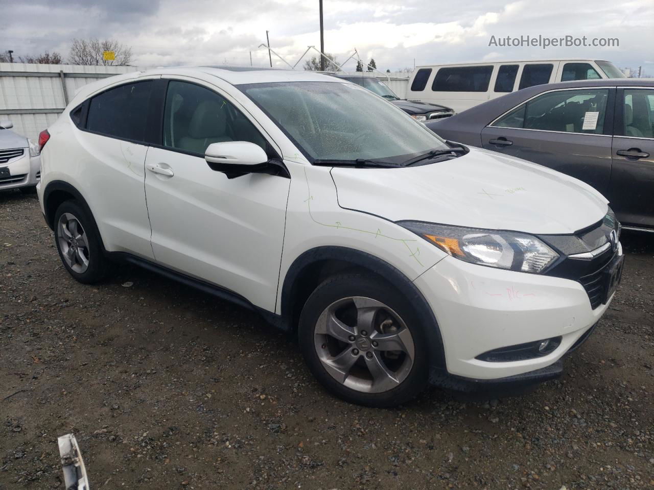 2016 Honda Hr-v Ex Белый vin: 3CZRU5H55GM751055