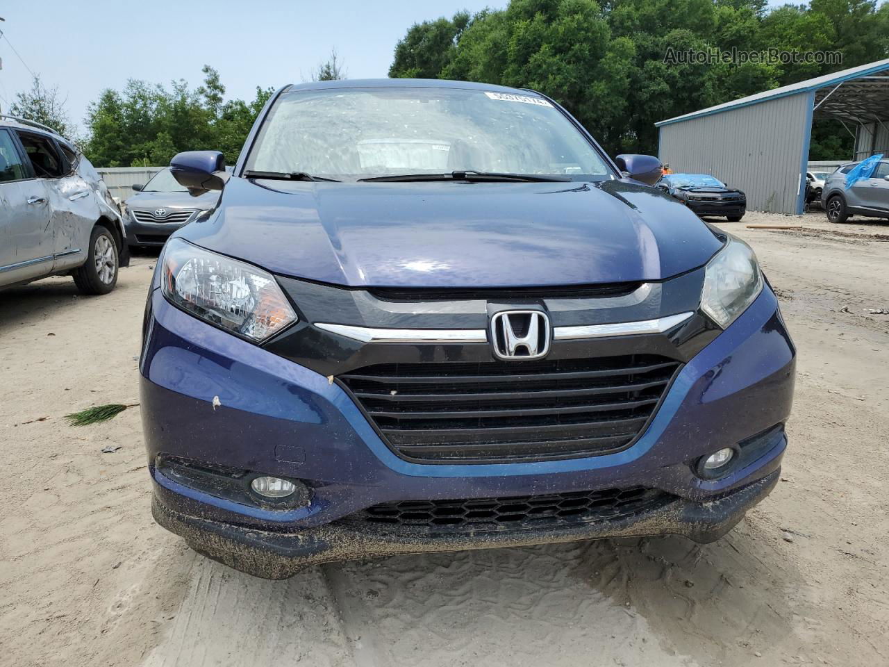 2017 Honda Hr-v Ex Blue vin: 3CZRU5H55HM719224