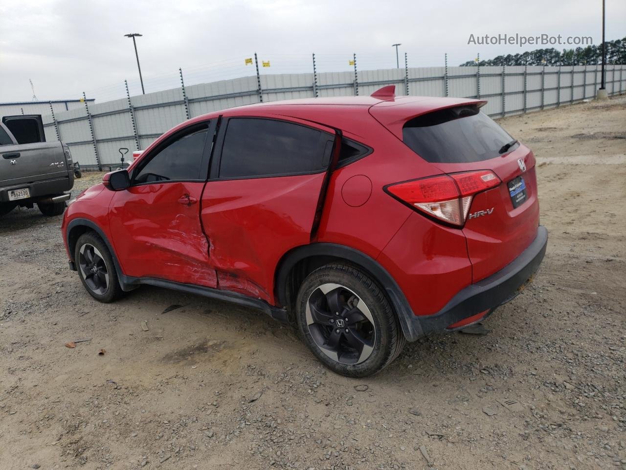 2018 Honda Hr-v Ex Red vin: 3CZRU5H55JM700064