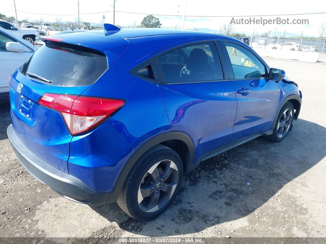 2018 Honda Hr-v Ex Blue vin: 3CZRU5H55JM718693