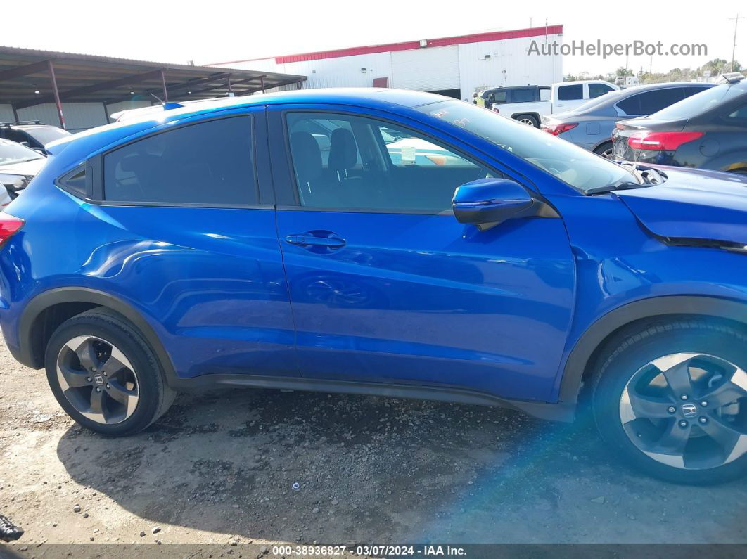 2018 Honda Hr-v Ex Blue vin: 3CZRU5H55JM718693