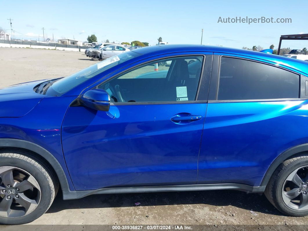 2018 Honda Hr-v Ex Blue vin: 3CZRU5H55JM718693