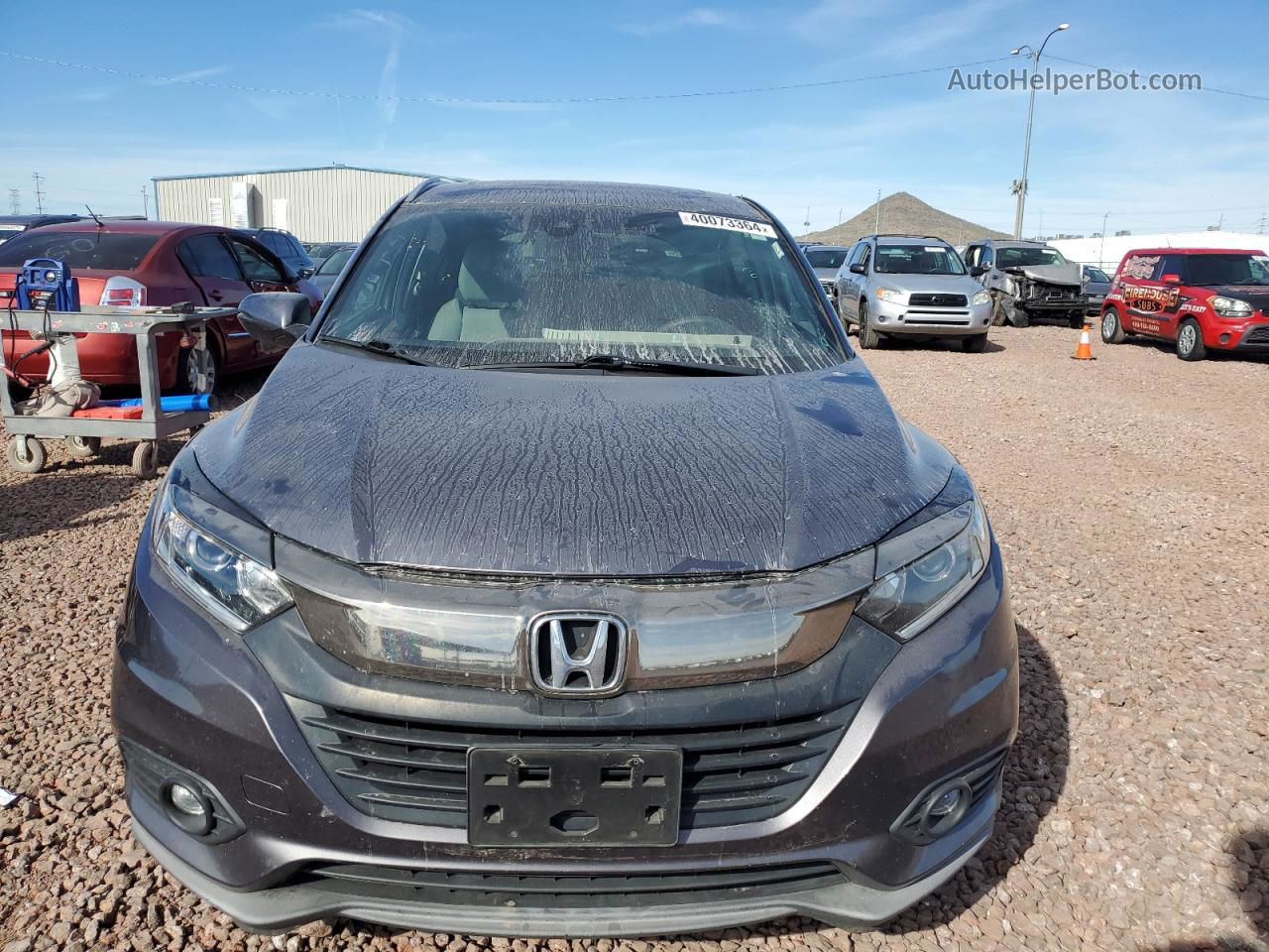 2019 Honda Hr-v Ex Silver vin: 3CZRU5H55KM706318