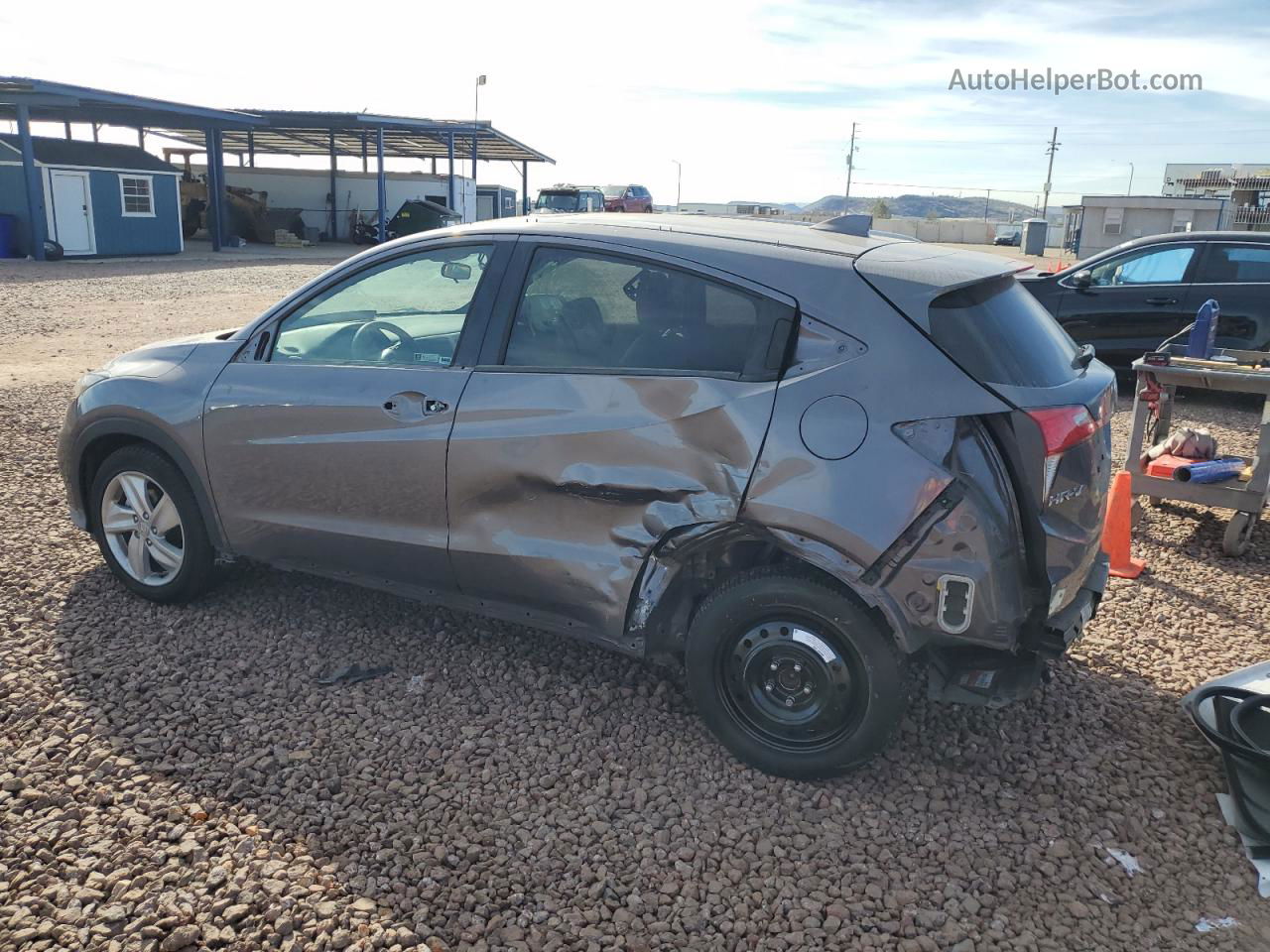 2019 Honda Hr-v Ex Silver vin: 3CZRU5H55KM706318