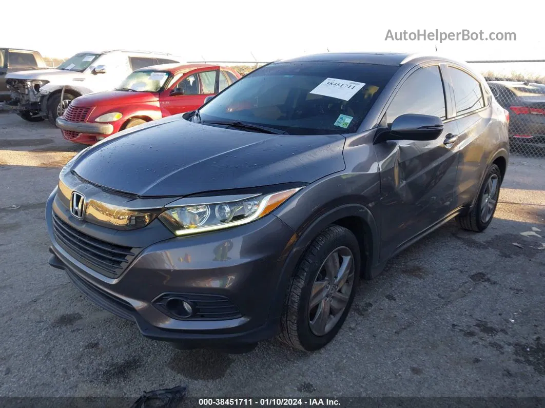 2019 Honda Hr-v Ex Gray vin: 3CZRU5H55KM712040