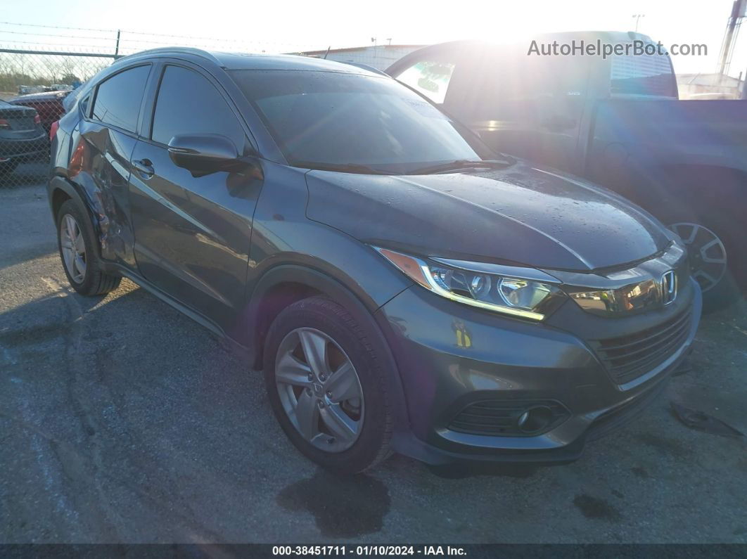 2019 Honda Hr-v Ex Gray vin: 3CZRU5H55KM712040